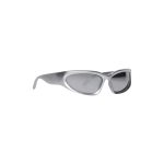 Swift Oval Sunglasses in Silver - Image 3